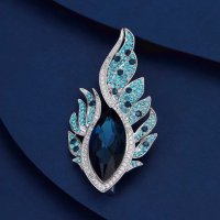 XSB181 - Angel Phoenix Feather Eye Brooch